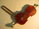 Click For Enlargement: The trumpet violin loaned from David Subik